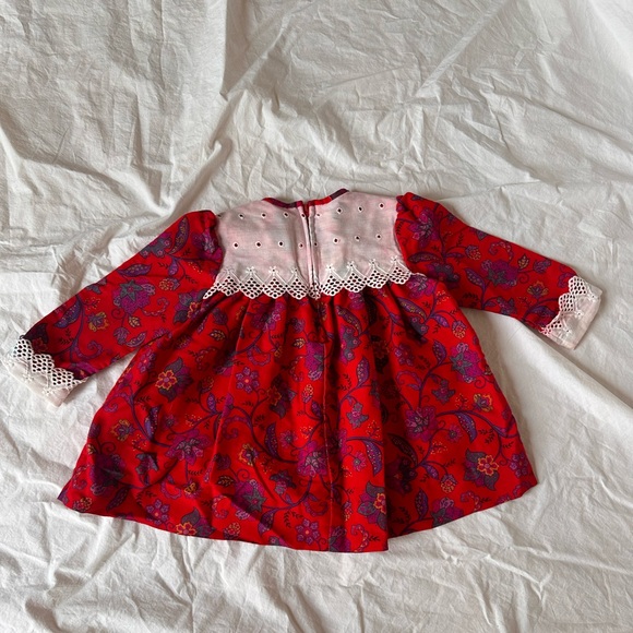 RARE vintage floral baby dress - Picture 2 of 5